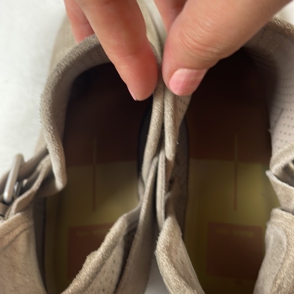 Dolce Vita Perforated Suede Leather Ankle Boots, Western Rodeo, Beige Size 9.5 - Picture 12 of 12